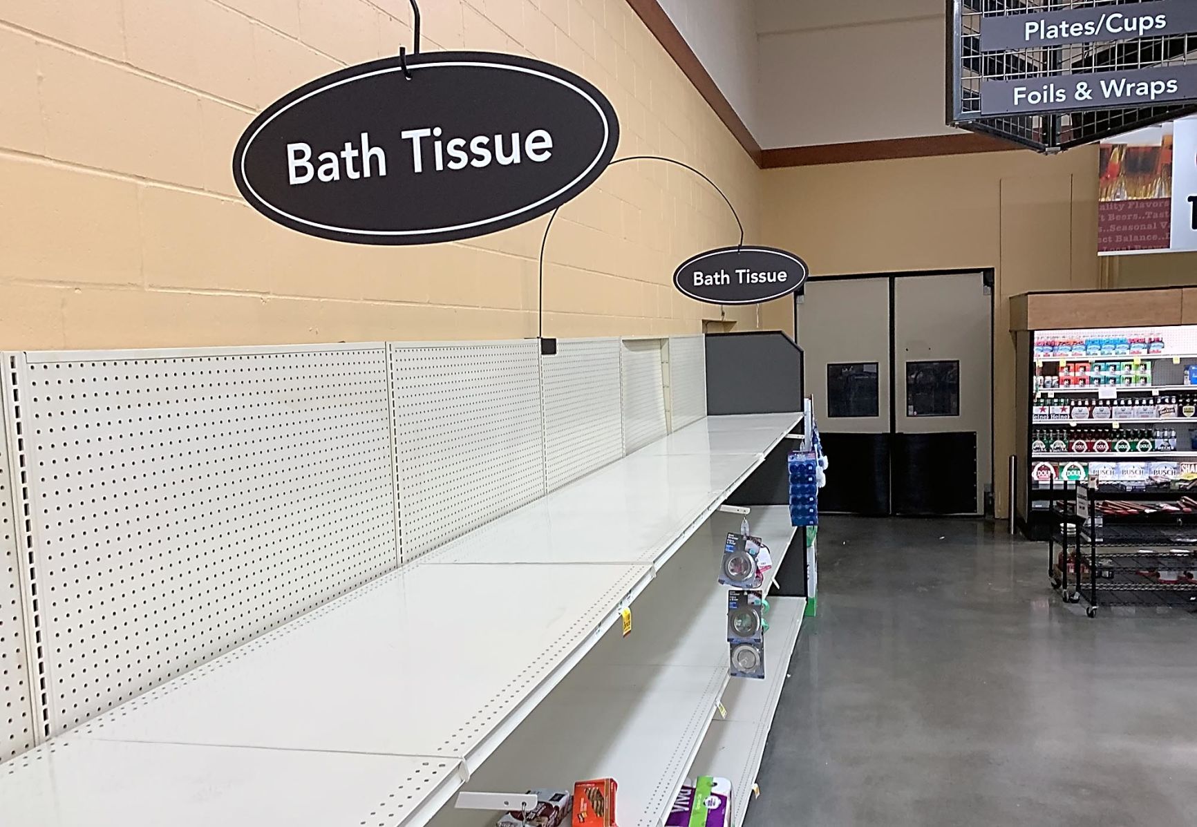 Toilet paper shortage